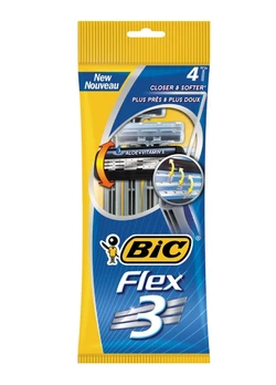 Набор бритв без сменных картриджей  BIC Flex 3 (4 шт) (3086123242524) Набор бритв без сменных картриджей  BIC Flex 3 (4 шт) (3086123242524)