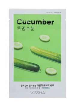Маска для лица с экстрактом огурца Missha Airy Fit Sheet Mask Cucumber 19 г (8809581454712) Маска для лица с экстрактом огурца Missha Airy Fit Sheet Mask Cucumber 19 г (8809581454712)