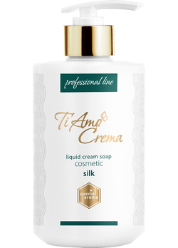 Жидкое крем-мыло Ti Amo Crema с протеинами шелка 400 мл (4820195505984) Жидкое крем-мыло Ti Amo Crema с протеинами шелка 400 мл (4820195505984)
