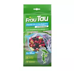 Пакеты - слайдеры Frau Tau 1л*10шт 20*18с (4820263231319) Пакеты - слайдеры Frau Tau 1л*10шт 20*18с (4820263231319)