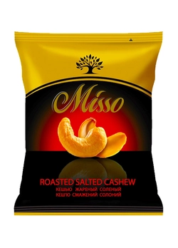 Ядра кешью Misso жареные с морской солью 75 г (4820232570166) Ядра кешью Misso жареные с морской солью 75 г (4820232570166)