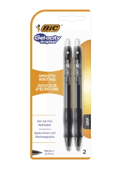 Набор гелевых ручек bic gelocity original черный (2 шт) (3086123537484) Набор гелевых ручек bic gelocity original черный (2 шт) (3086123537484)