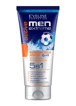 Бальзам после бритья Eveline Men Extreme Active Q10+R 5в1 200 мл (5907609344618) Бальзам после бритья Eveline Men Extreme Active Q10+R 5в1 200 мл (5907609344618)