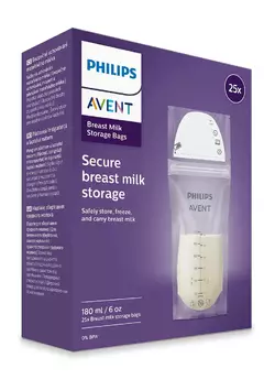 Пакеты Philips AVENT для хранения грудного молока 25 шт х 180 мл (SCF603/25) (8720689035842) Пакеты Philips AVENT для хранения грудного молока 25 шт х 180 мл (SCF603/25) (8720689035842)