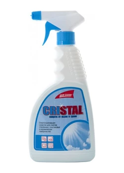 Средство для мытья окон и стекла Сан Клин Кристалл с распылителем синий 500 мл (4820003540367) Средство для мытья окон и стекла Сан Клин Кристалл с распылителем синий 500 мл (4820003540367)