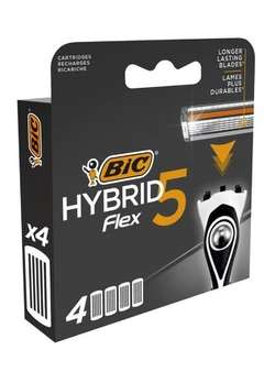 Сменные картриджи для бритья (лезвия) BIC Flex 5 Hybrid мужские (4 шт) (3086123644885) Сменные картриджи для бритья (лезвия) BIC Flex 5 Hybrid мужские (4 шт) (3086123644885)