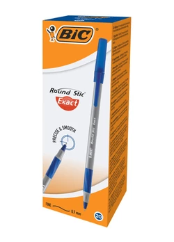 Набор шариковых ручек 20 шт BIC Round Stic Exact Синий (3086123340879) Набор шариковых ручек 20 шт BIC Round Stic Exact Синий (3086123340879)