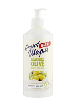 Жидкое мыло Grand Шарм Maxi Молочный протеин и олива 500 мл (4820195504291) Жидкое мыло Grand Шарм Maxi Молочный протеин и олива 500 мл (4820195504291)