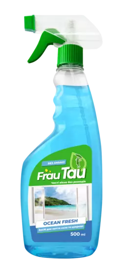 Средство для мытья стекла и зеркал Frau Tau Ocean Fresh 500 мл триггер (4820263231241) Средство для мытья стекла и зеркал Frau Tau Ocean Fresh 500 мл триггер (4820263231241)