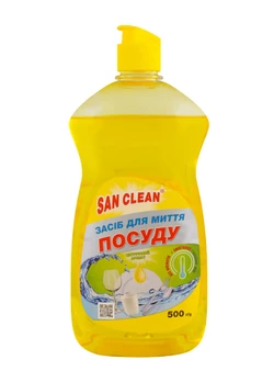 Средство для мытья посуды Сан Клин Лимон 500 мл (4820003540275) Средство для мытья посуды Сан Клин Лимон 500 мл (4820003540275)