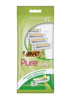 Набор бритв без сменных картриджей BIC pure 3 lady (4 шт) (3086126726984) Набор бритв без сменных картриджей BIC pure 3 lady (4 шт) (3086126726984)