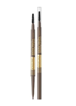 Водостойкий карандаш для бровей Eveline №02 soft brown серии micro precise brow pencil (5903416017448) Водостойкий карандаш для бровей Eveline №02 soft brown серии micro precise brow pencil (5903416017448)