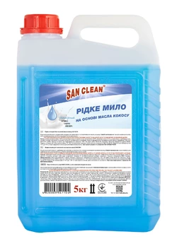 Жидкое мыло San Clean Prof Голубое 5 л (4820003544402) Жидкое мыло San Clean Prof Голубое 5 л (4820003544402)