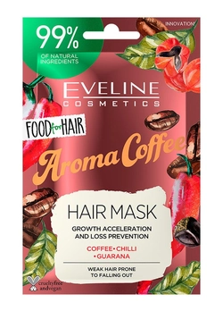 Маска Eveline Food for Hair Aroma Coffee Ускорение роста волос и предотвращение выпадения 20 мл (5903416002536) Маска Eveline Food for Hair Aroma Coffee Ускорение роста волос и предотвращение выпадения 20 мл (5903416002536)