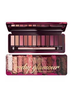 Палетка теней для век Eveline серии Ruby Glamour 12 тонов 12 г (5901761998139) Палетка теней для век Eveline серии Ruby Glamour 12 тонов 12 г (5901761998139)