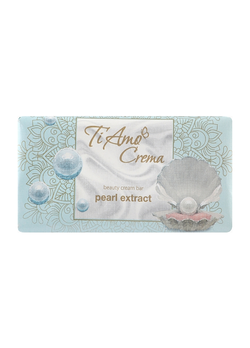 Косметическое крем-мыло твердое Ti Amo Crema с экстрактом жемчуга 125 г (4820195507490) Косметическое крем-мыло твердое Ti Amo Crema с экстрактом жемчуга 125 г (4820195507490)