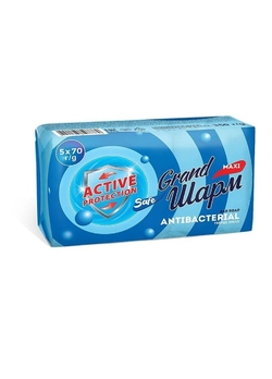 Мыло Grand Шарм ANTIBACTERIAL 5*70г (4820195508145) Мыло Grand Шарм ANTIBACTERIAL 5*70г (4820195508145)