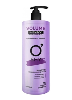 Шампунь O'shy Volume Увлажнение и объем 1л (4820195508305) Шампунь O'shy Volume Увлажнение и объем 1л (4820195508305)