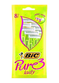Набор бритв без сменных картриджей BIC pure 3 lady (8 шт) (3086126726991) Набор бритв без сменных картриджей BIC pure 3 lady (8 шт) (3086126726991)