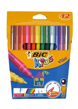 Фломастеры BIC Visa 12 цветов 12 шт (3270220002758) Фломастеры BIC Visa 12 цветов 12 шт (3270220002758)