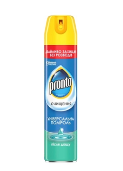 Средство для мебели Pronto После дождя универсальное 250 мл (5000204150810) Средство для мебели Pronto После дождя универсальное 250 мл (5000204150810)
