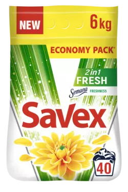 Стиральный порошок Savex 2in1 Fresh 6 кг (3800024045103) Стиральный порошок Savex 2in1 Fresh 6 кг (3800024045103)