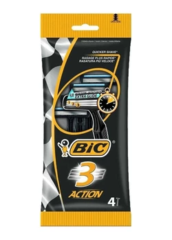 Станок для бритья BIC Action 3 (4шт) (3086123356566) Станок для бритья BIC Action 3 (4шт) (3086123356566)
