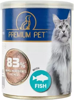 Паштет PREMIUM PET для взрослых кошек с рыбой 360г*8шт (2000005112259) Паштет PREMIUM PET для взрослых кошек с рыбой 360г*8шт (2000005112259)