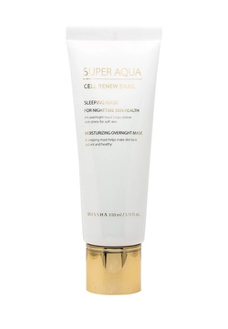 Ночная маска для лица Missha Super Aqua Cell Renew Snail Sleeping Mask 110 мл (8809581458611) Ночная маска для лица Missha Super Aqua Cell Renew Snail Sleeping Mask 110 мл (8809581458611)