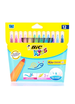 Фломастеры BIC Kid Coleour XL 12 цветов 12 шт (3270220075516) Фломастеры BIC Kid Coleour XL 12 цветов 12 шт (3270220075516)