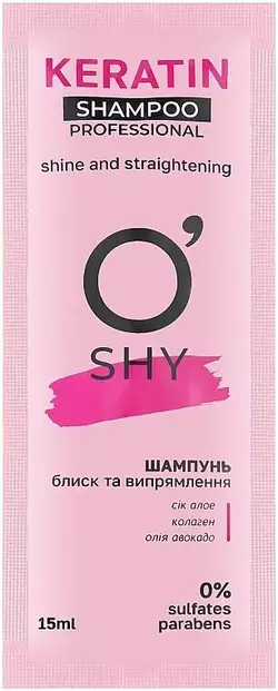 Шампунь O'SHY KERATIN (саше) 15 мл (4820195508947) Шампунь O'SHY KERATIN (саше) 15 мл (4820195508947)