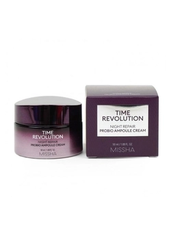 Восстанавливающий ночной крем на основе 10 типов пробиотиков Missha Time Revolution Night Repair Ampoule Cream 5X 50 мл (8809747922048) Восстанавливающий ночной крем на основе 10 типов пробиотиков Missha Time Revolution Night Repair Ampoule Cream 5X 50 мл (8809747922048)