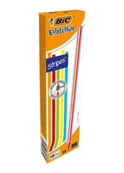 Набор карандашей чернографитных 12 шт шестиугольный BIC Evolution HB Разноцветный (3086123340312) Набор карандашей чернографитных 12 шт шестиугольный BIC Evolution HB Разноцветный (3086123340312)
