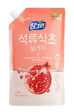 Средство для мытья посуды, овощей и фруктов Lion Гранат 860 мл (8806325610342) Средство для мытья посуды, овощей и фруктов Lion Гранат 860 мл (8806325610342)