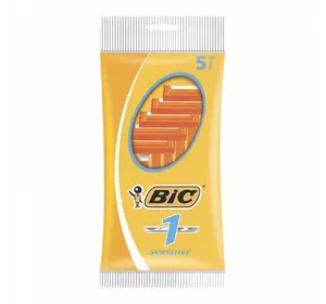 Бритва BIC 1 Sensitive 5 шт (3086125705010) Бритва BIC 1 Sensitive 5 шт (3086125705010)