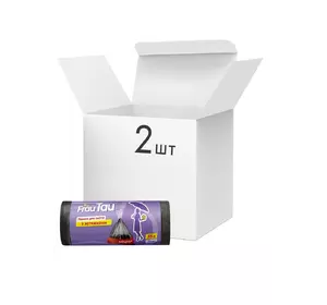 Упаковка пакетов для мусора Frau Tau с затяжками 35 л 30 шт х 2 шт (4820195507957) Упаковка пакетов для мусора Frau Tau с затяжками 35 л 30 шт х 2 шт (4820195507957)