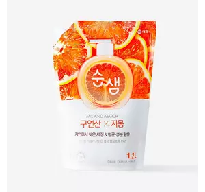 Средство для мытья посуды Aekyung Soonsaem Citric Acid Grapefruit Запаска 1.2 л (8801046303207) Средство для мытья посуды Aekyung Soonsaem Citric Acid Grapefruit Запаска 1.2 л (8801046303207)