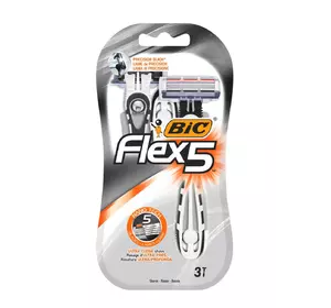 Бритва BIC Flex 5 Dispo (3 шт) (3086123492868) Бритва BIC Flex 5 Dispo (3 шт) (3086123492868)