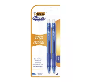 Набор гелевых ручек bic gelocity original синий (2 шт) (3086123537422) Набор гелевых ручек bic gelocity original синий (2 шт) (3086123537422)