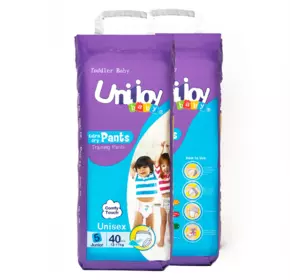 Трусики UNIJOY Soft 40 шт XL 12-17 кг (6998526216156) Трусики UNIJOY Soft 40 шт XL 12-17 кг (6998526216156)