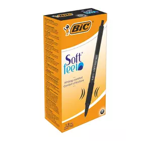 Набор шариковых ручек BIC Soft Feel Clic Grip Чёрный 1 мм 12 шт (70330914360) Набор шариковых ручек BIC Soft Feel Clic Grip Чёрный 1 мм 12 шт (70330914360)