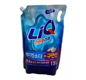 Жидкое средство для стирки Aekyung LiQ Thick Gel Baking Soda (Запаска) 1,9 л (8801046377659) Жидкое средство для стирки Aekyung LiQ Thick Gel Baking Soda (Запаска) 1,9 л (8801046377659)
