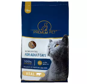 Полноценный сухой корм PREMIUM PET для кошек с говядиной 10 кг (4820232351321) Полноценный сухой корм PREMIUM PET для кошек с говядиной 10 кг (4820232351321)