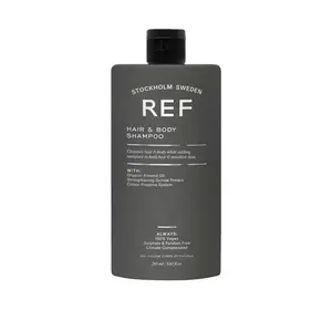 Шампунь-гель для душа мужской REF Hair & Body Shampoo 285 мл (7350016784832) Шампунь-гель для душа мужской REF Hair & Body Shampoo 285 мл (7350016784832)