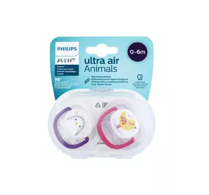 Силиконовая пустышка philips avent ultra air "animal", 0-6 мес. для девочек 2 шт. (scf080/06) (8710103949374) Силиконовая пустышка philips avent ultra air "animal", 0-6 мес. для девочек 2 шт. (scf080/06) (8710103949374)