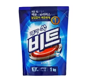 Порошок для стирки Lion Beat концентрированный 1 кг (8806325620723) Порошок для стирки Lion Beat концентрированный 1 кг (8806325620723)