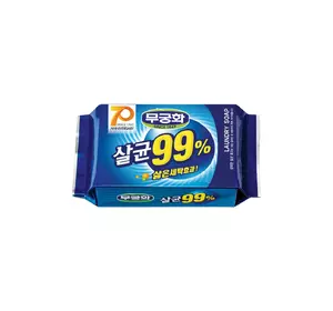 Мыло для стирки Mukunghwa 99% Sterilization Laundry Soap 99% антибактериальное 230 г (8801173400350) Мыло для стирки Mukunghwa 99% Sterilization Laundry Soap 99% антибактериальное 230 г (8801173400350)