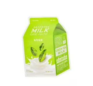 Тканевая маска с экстрактом зеленого чая Apieu Green Tea Milk One-Pack, 21 мл (8806185780278) Тканевая маска с экстрактом зеленого чая Apieu Green Tea Milk One-Pack, 21 мл (8806185780278)