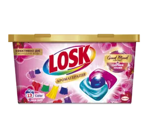 Капсулы для стирки Losk Power Caps Ароматерапия Эфирные масла и аромат Малазийский цветок 13 шт (9000101803112) Капсулы для стирки Losk Power Caps Ароматерапия Эфирные масла и аромат Малазийский цветок 13 шт (9000101803112)