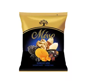 Ассорти сушеных плодов и орехов Misso Кардіо Мікс  60 г (4820146730359) Ассорти сушеных плодов и орехов Misso Кардіо Мікс  60 г (4820146730359)